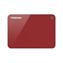 Toshiba HDTC910AR3AA Canvio Advance 1TB USB3.0 External Hard Drive (Red)