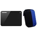 TOSHIBA HDTC920AK3AA Canvio Advance 2TB USB3.0 External Hard Drive (Black) with Case
