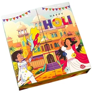 tota neemrana premium holi gift pack  4 royal organic holi colour gulal  thandai powder  tota magic holi tshirt  holi caps  mouthfreshener in holi gifts hamper  8 holi items