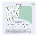 TotAha Botanical Bassinet Sheets Netural for Girls