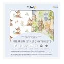 TotAha Premium Soft Bassinet Sheet for Boy
