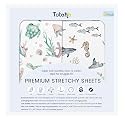 TotAha Premium Soft Bassinet Sheet for Boy