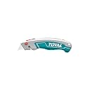 TOTAL Heavy Duty Utility Knife, 6 SK5 Blades, Storage and Wire Stripper