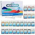 TotalBoat Mica Powder Set - 24 Colors with 3 Spoons