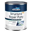 TotalBoat Polyester Structural Repair Putty - Marine Grade Long Strand Fiber Fiberglass Reinforced Filler for Boat and Automotive Repair