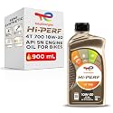 TotalEnergies- Hi-Perf 4T 700 10W-30 | API SN, JASO MA2 | 4-Stroke Semi Synthetic Engine Oil for Bikes - 0.9L