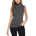 Totatuit Women Sleeveless Turtleneck Tops Sweater Vest Office Work Attire