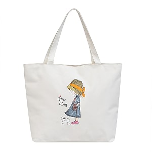 tote bags for women girls canvas cute tote bags fashion bag for college office