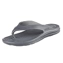 Totes Men’s Everywear Flip Flop Sandals Lightweight Waterproof Sandals with Cushioned Comfort for Beach, Pool &amp; Everyday Wear