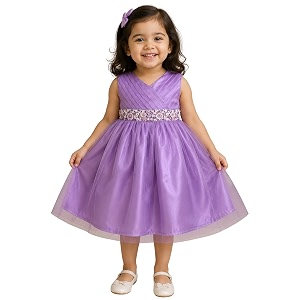 TotzTouch Baby Girls Party Dress Sleeveless