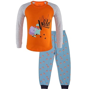 totztouch boys pure cotton night suit  pajamas  nightwear raglan full sleeves dress set of 5 multicolor size 1 to 2 y  2 to 3  3 to 4  4 to 5  5 to 6  6 to 7  7 to 8  8 to 9  9 to 10 years