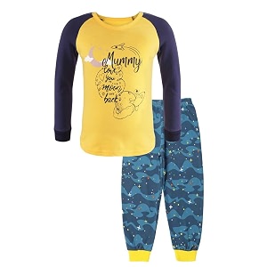 totztouch boys pure cotton night suit  pajamas  nightwear raglan full sleeves dress set of 5 multicolor size 1 to 2 y  2 to 3  3 to 4  4 to 5  5 to 6  6 to 7  7 to 8  8 to 9  9 to 10 years