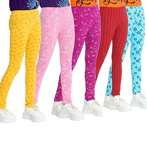 totztouch girl baby  kids cotton pajamas  pants set of 5floral unicorn printed