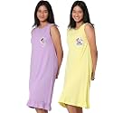 TotzTouch Premium Girls Night Dress | Night wear | Sleepwear Frock Cotton Age Baby Girl 1 Year to Teen Girls 15 Years (Pack of 1 and 3) Non irritating Patch Embroidery Pink, Yellow, Purple