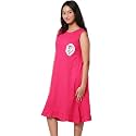 TotzTouch Premium Girls Night Dress | Night wear | Sleepwear Frock Cotton Age Baby Girl 1 Year to Teen Girls 15 Years (Pack of 1 and 3) Non irritating Patch Embroidery Pink, Yellow, Purple