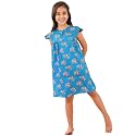 TotzTouch Premium Girls Night Dress | Night wear | Sleepwear Frock Cotton Age Baby Girl 1 Year to Teen Girls 15 Years (Pack of 1 and 3) Non irritating Patch Embroidery Pink, Yellow, Purple