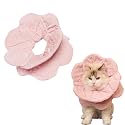 Touchdog Soft Cat Cone Collar, Waterproof Recovery Collar for Cats After Surgery, Lightweight Elizabethan Collar for Kittens, Small to Large (PINK03, S)