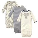 Touched by Nature Baby 3-pack Organic Cotton Gown
