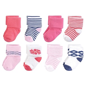 touched by nature baby organic 6 pack cotton socks