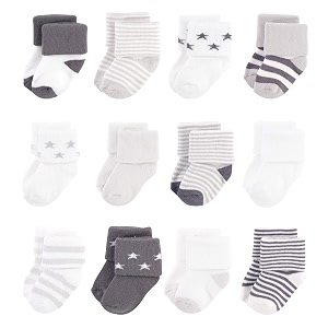touched by nature baby organic 6 pack cotton socks
