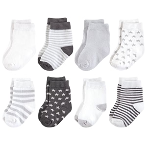 touched by nature baby organic 6 pack cotton socks