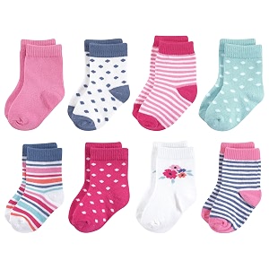touched by nature baby organic 6 pack cotton socks