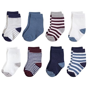 touched by nature baby organic 6 pack cotton socks