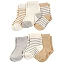 Touched by Nature Baby Organic 6 Pack Cotton Socks