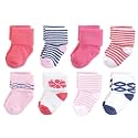 Touched by Nature Baby Organic 6 Pack Cotton Socks