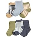 Touched by Nature Baby Organic 6 Pack Cotton Socks