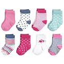 Touched by Nature Baby Organic 6 Pack Cotton Socks