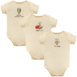 touched by nature baby organic cotton bodysuits
