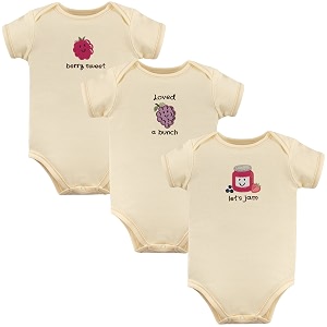 touched by nature baby organic cotton bodysuits