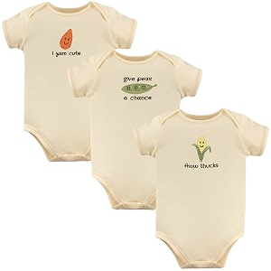 touched by nature baby organic cotton bodysuits