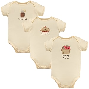 touched by nature baby organic cotton bodysuits