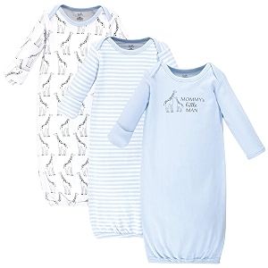 touched by nature unisex baby organic cotton gowns