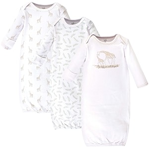 touched by nature unisex baby organic cotton gowns