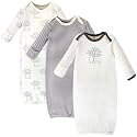 Touched by Nature Unisex Baby Organic Cotton Gowns