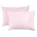 Touched by Nature Unisex Baby and Toddler Organic Cotton Toddler Pillowcase, Barely Pink, One Size