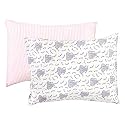 Touched by Nature Unisex Baby and Toddler Organic Cotton Toddler Pillowcase, Girl Elephant, One Size