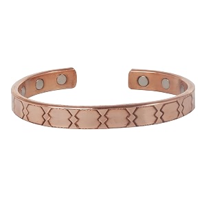 touchstone handcrafted copper bracelet hand forged with solid and high gauge tibetan style engraved cuff jewelry for women men