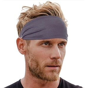 tough headwear mens headband - guys sweatband amp sports for running crossfit working out and dominating your competition ultimate performance stretch moisture wicking