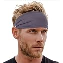 Tough Headwear Mens Headband - Guys Sweatband & Sports for Running, Crossfit, Working Out and Dominating Your Competition Ultimate Performance Stretch Moisture Wicking
