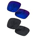 ToughAsNails Set of 2 Polarized Replacement Lenses for Oakley Fuel Cell OO9096 Pack