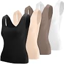 Toulite 4 Pcs Thermal Tank Tops Women Camisole Tops