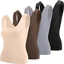 Toulite 4 Pcs Thermal Tank Tops Women Camisole Tops