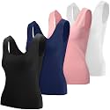 Toulite 4 Pcs Thermal Tank Tops Women Camisole Tops