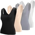 Toulite 4 Pcs Thermal Tank Tops Women Camisole Tops