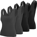 Toulite 4 Pcs Thermal Tank Tops Women Camisole Tops