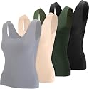 Toulite 4 Pcs Thermal Tank Tops Women Camisole Tops